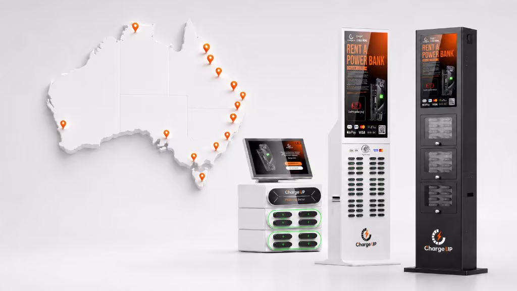 ChargeUP network map and charging stations